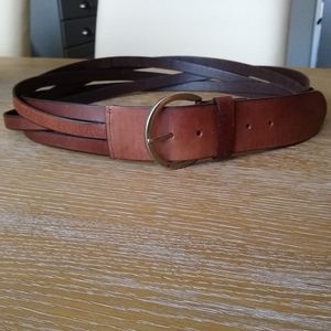 Genuine Leather Multi-strand Belt